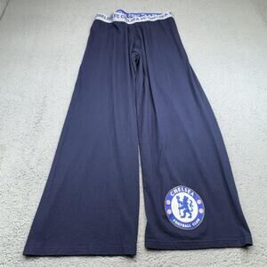Chelsea FC Pants Mens Large Blue Lounge Pajama Soccer Football Club PJs Casual